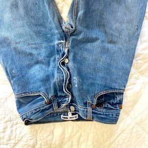 Re/done Levi’s straight leg jeans high rise